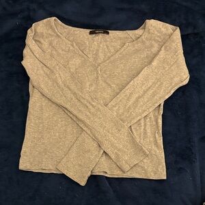 Forever 21 Heather Gray Long Sleeve Top
